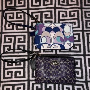 BUNDLE!! - Coach Wristlet Purses